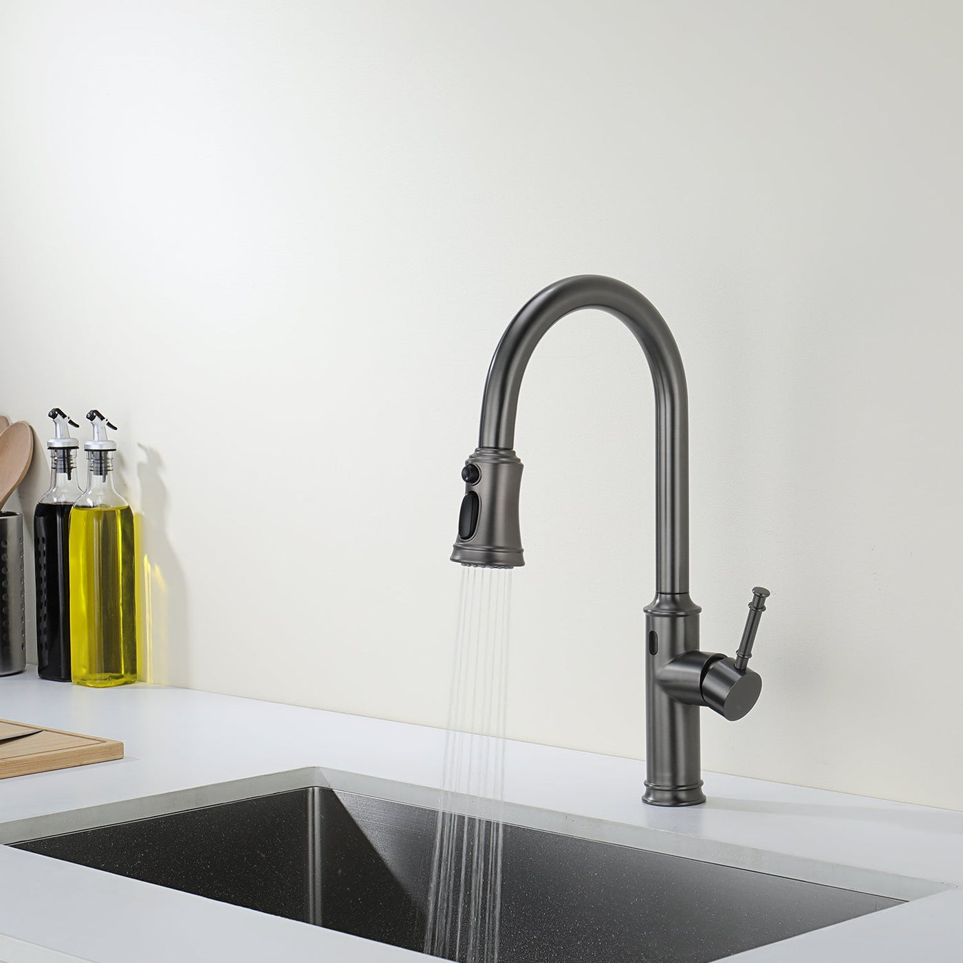 Metora Touchless Sensor & Pull-Down Kitchen Faucet - KF2210
