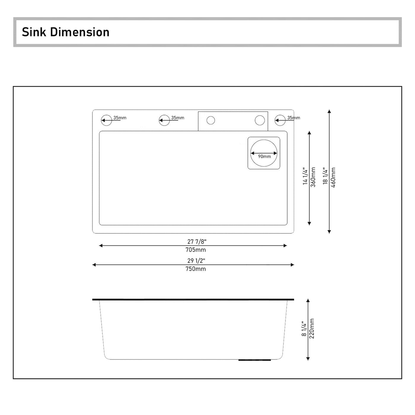 Metora Single Bowl Workstation Kitchen Sink Set with Waterfall Faucet-KS2203