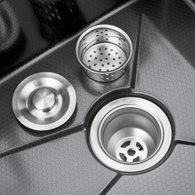 Metora Waterfall Workstation Kitchen Sink Set Digital Temperature Display & LED Lighting-KS2205