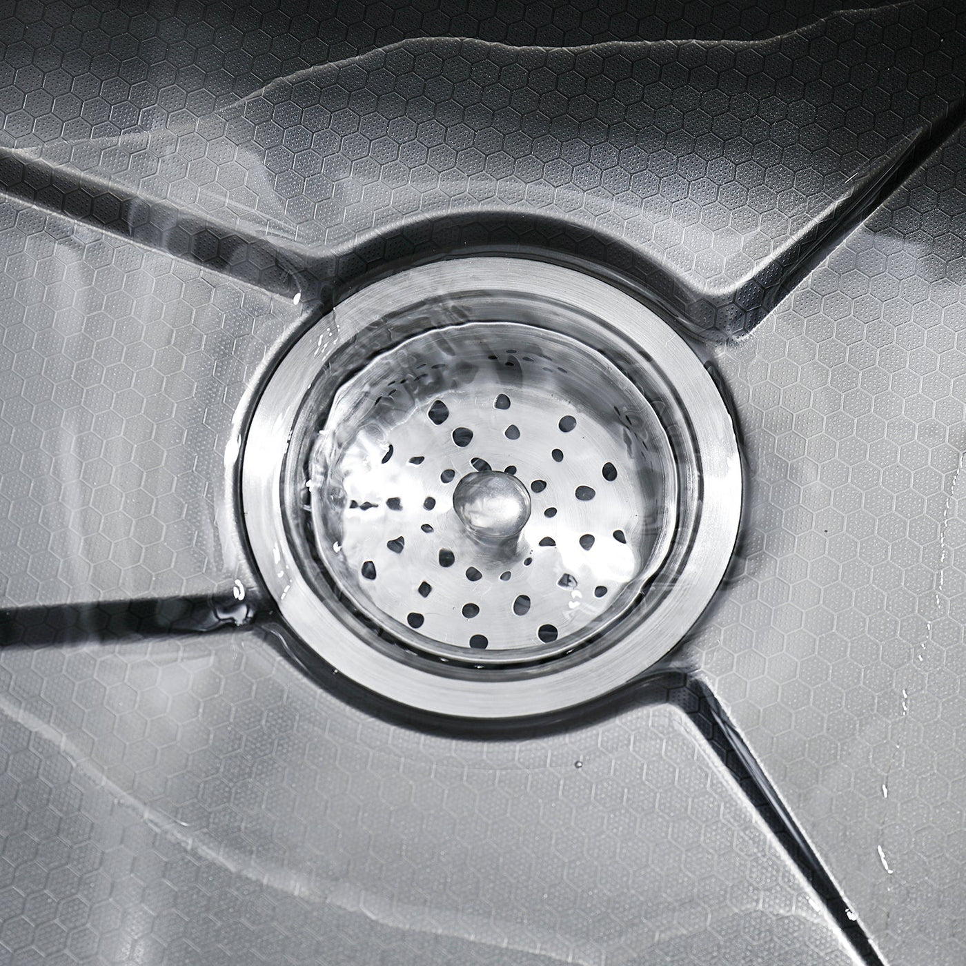 Recertified-Two Waterfall Faucets Kitchen Sink with Digital Temperature Display & LED Lighting-KS2206-EU