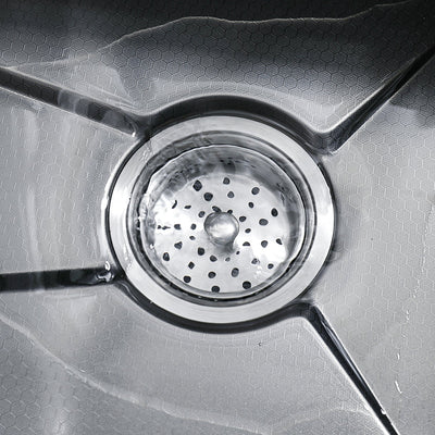 Metora Two Waterfall Faucets Kitchen Sink with Digital Temperature Display & LED Lighting-KS2206