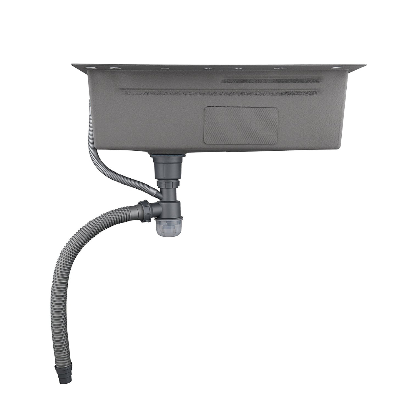 Metora Two Outlets Waterfall Faucet Kitchen Sink with Digital Temperature Display & LED Lighting-KS2208