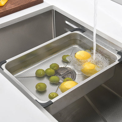 Metora Single Bowl Honeycomb Embossed Anti-scratch Kitchen Sink-KS2201