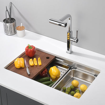 Metora Single Bowl Honeycomb Embossed Anti-scratch Kitchen Sink-KS2201