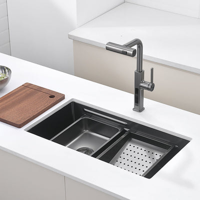 Metora Single Bowl Honeycomb Embossed Anti-scratch Kitchen Sink-KS2201