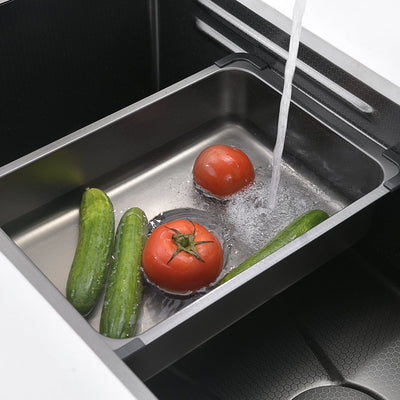 Metora Single Bowl Honeycomb Embossed Anti-scratch Kitchen Sink-KS2201