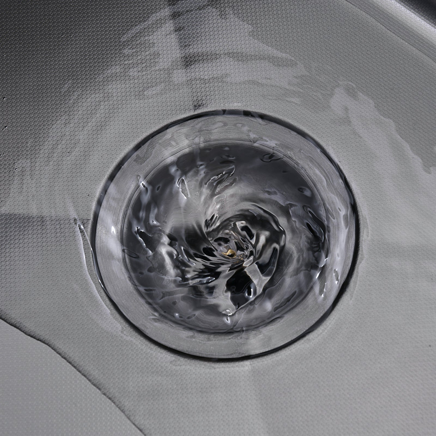 Metora 17"x17" Stainless Steel Concealed RV & Kitchen Bar Workstation Sink with Liftable Pull-Out Faucet and Slow Drop Cover-BS2502