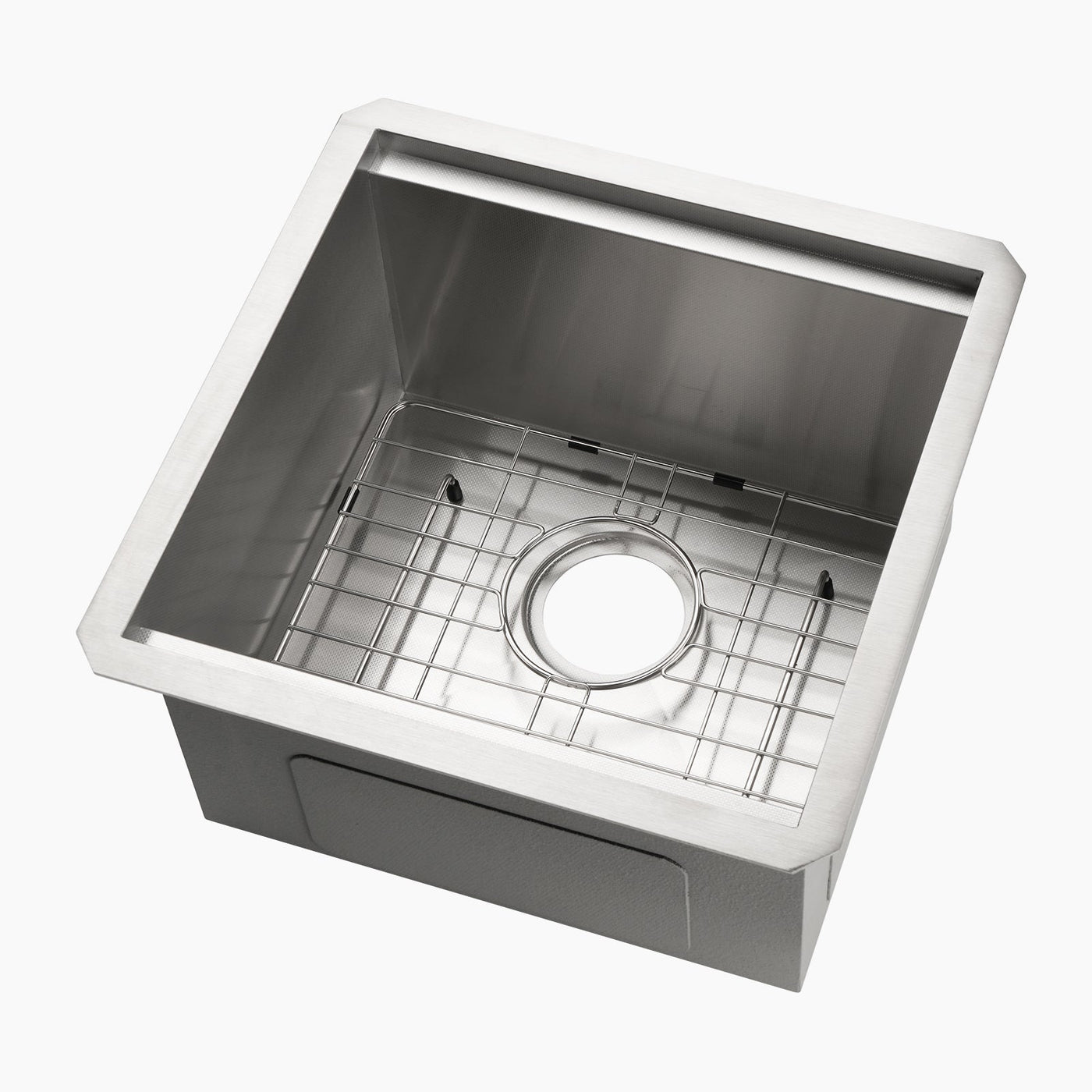 Metora 17"x17" Undermount Stainless Steel Workstation RV & Kitchen Bar Sink with Accessories-BS2501