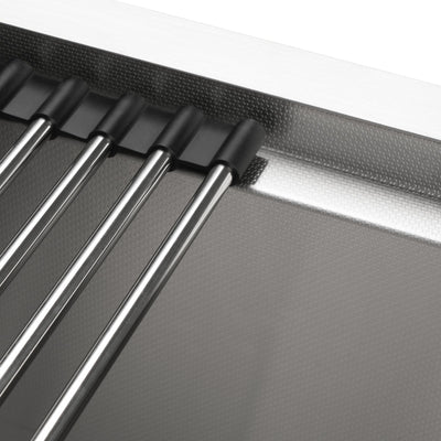 Metora 17"x17" Undermount Stainless Steel Workstation RV & Kitchen Bar Sink with Accessories-BS2501