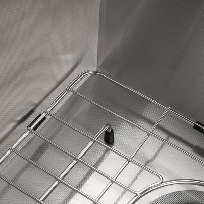 Metora 17"x17" Undermount Stainless Steel Workstation RV & Kitchen Bar Sink with Accessories-BS2501