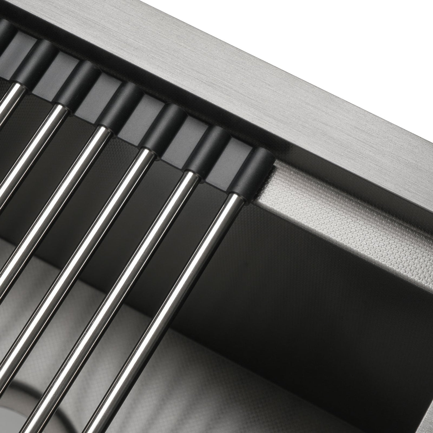 Metora 17"x17" Undermount Stainless Steel Workstation RV & Kitchen Bar Sink with Accessories-BS2501