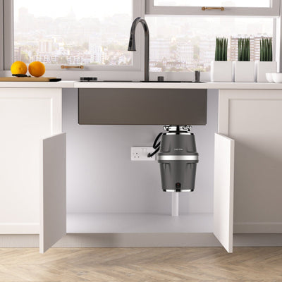 Metora Waterfall Workstation Kitchen Sink Set-KS2205 with 3/4 HP Garbage Disposal LGD-714