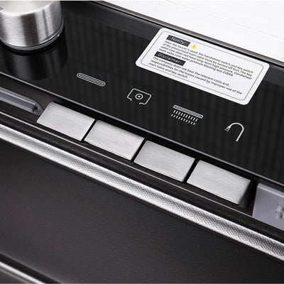 Metora 33"x22" Waterfall Stainless Steel Single Bowl Workstation Kitchen Sink with Digital Temperature Display-KS2206L-PRO