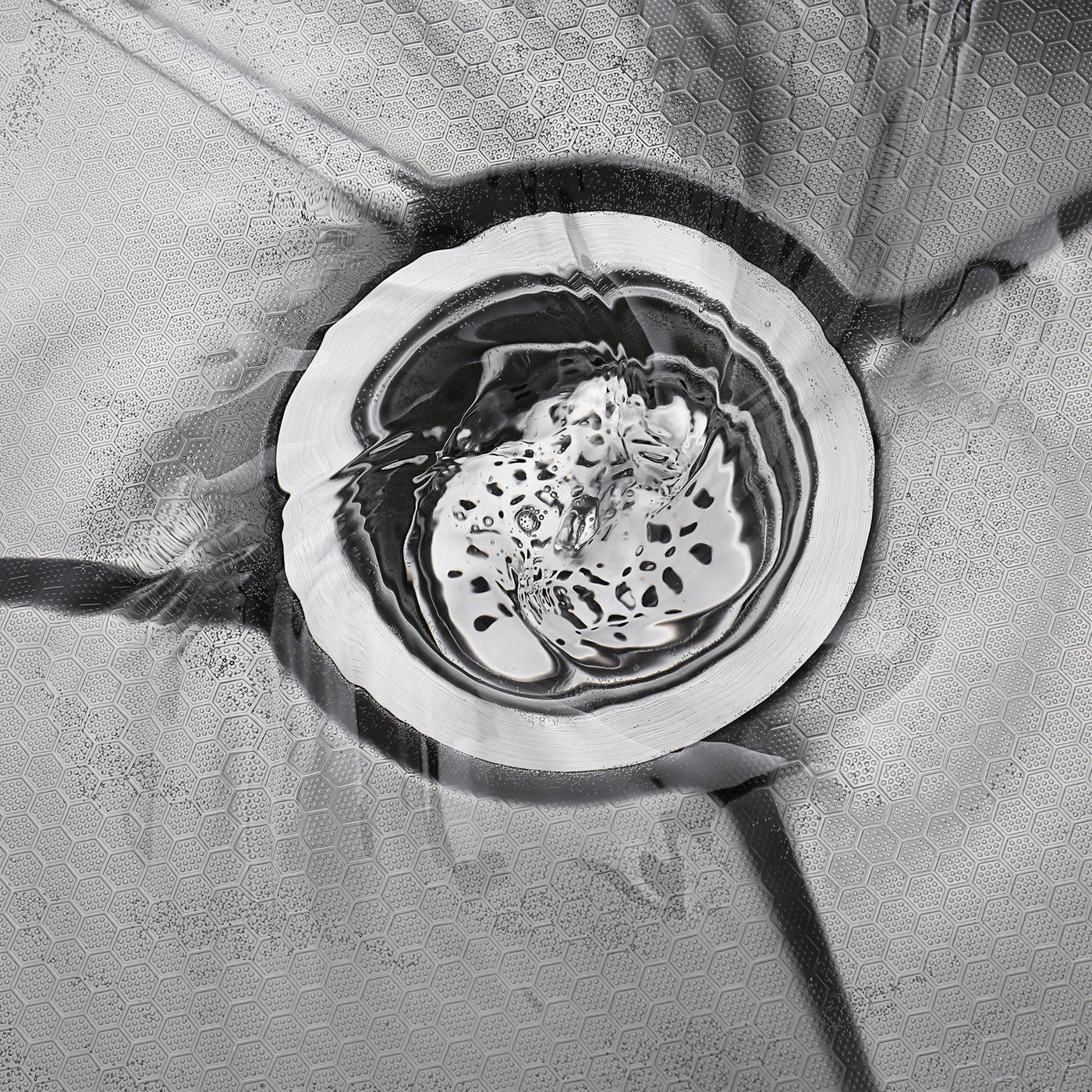 Metora 33"x22" Waterfall Stainless Steel Single Bowl Workstation Kitchen Sink with Digital Temperature Display-KS2206L-PRO with 3/4 HP Garbage Disposal-LGD-714