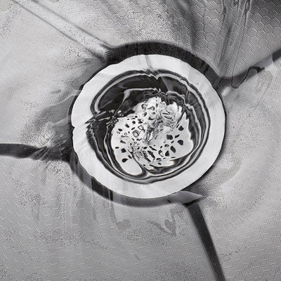 Metora 33"x22" Waterfall Stainless Steel Single Bowl Workstation Kitchen Sink with Digital Temperature Display-KS2206L-PRO with 3/4 HP Garbage Disposal-LGD-714