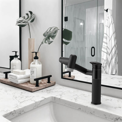 Metora 360° Rotatable Single-Hole Bathroom Faucet-BF2208