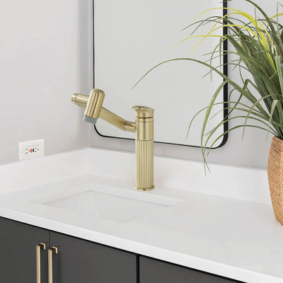 Metora 360° Rotatable Single-Hole Bathroom Faucet-BF2208