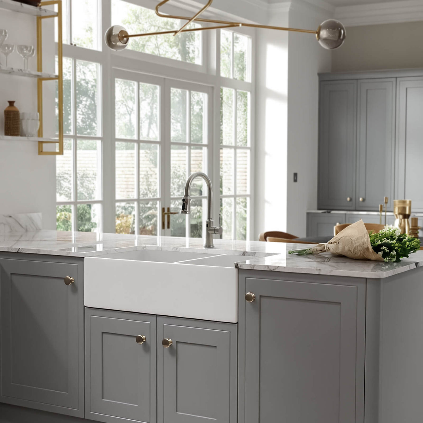 Metora Touchless Sensor & Pull-Down Kitchen Faucet - KF2210