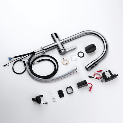 Metora Touchless Sensor & Pull-Down Kitchen Faucet with Temperature Display-KF2206