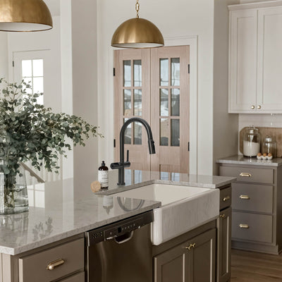 Metora Touchless Sensor & Pull-Down Kitchen Faucet with Temperature Display-KF2206