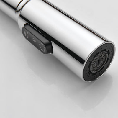 Metora Modern Pull-Down Kitchen Faucet with Temperature Display-KF2501