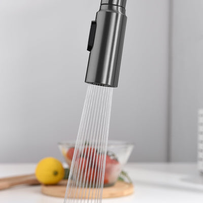 Metora Modern Pull-Down Kitchen Faucet with Temperature Display-KF2501