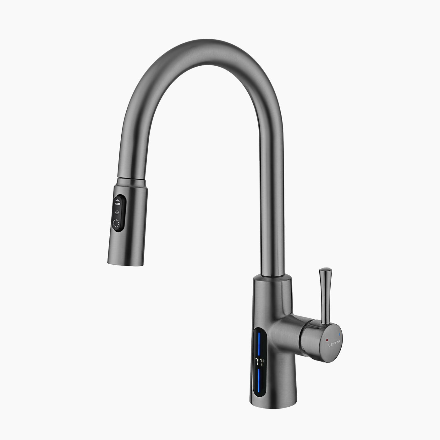 Metora Modern Pull-Down Kitchen Faucet with Temperature Display-KF2501