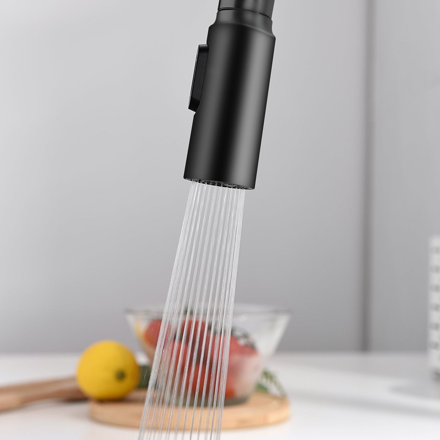 Metora Modern Pull-Down Kitchen Faucet with Temperature Display-KF2501