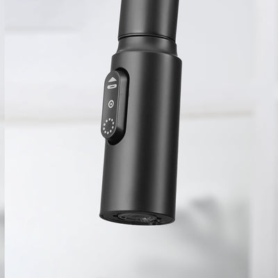 Metora Modern Pull-Down Kitchen Faucet with Temperature Display-KF2501