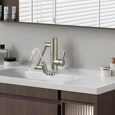 Metora Single-Hand 1080° Rotating Bathroom Built-in Filter Faucet With Temperature Display-BPF01