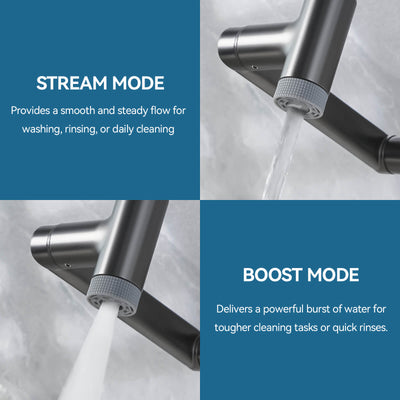 Metora Single-Hand 1080° Rotating Bathroom Built-in Filter Faucet With Temperature Display-BPF01