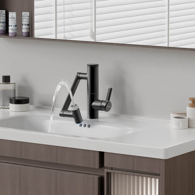 Metora Single-Hand 1080° Rotating Bathroom Built-in Filter Faucet With Temperature Display-BPF01