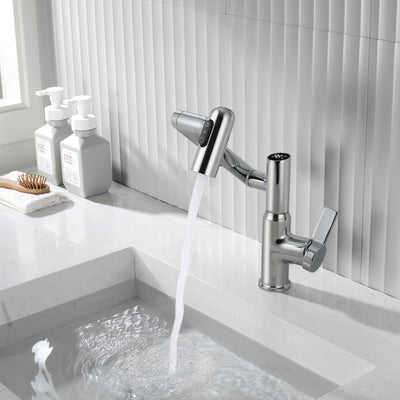 Metora Single-Hole Rotatable Faucet with Temperature Display-BF2204