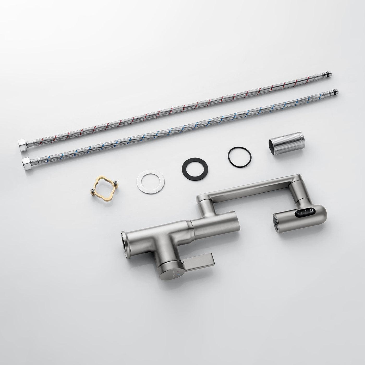 Metora Single-Hole Rotatable Faucet with Temperature Display-BF2204