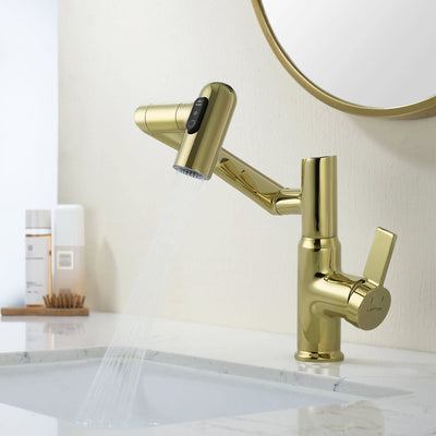 Metora Single-Hole Rotatable Faucet with Temperature Display-BF2204