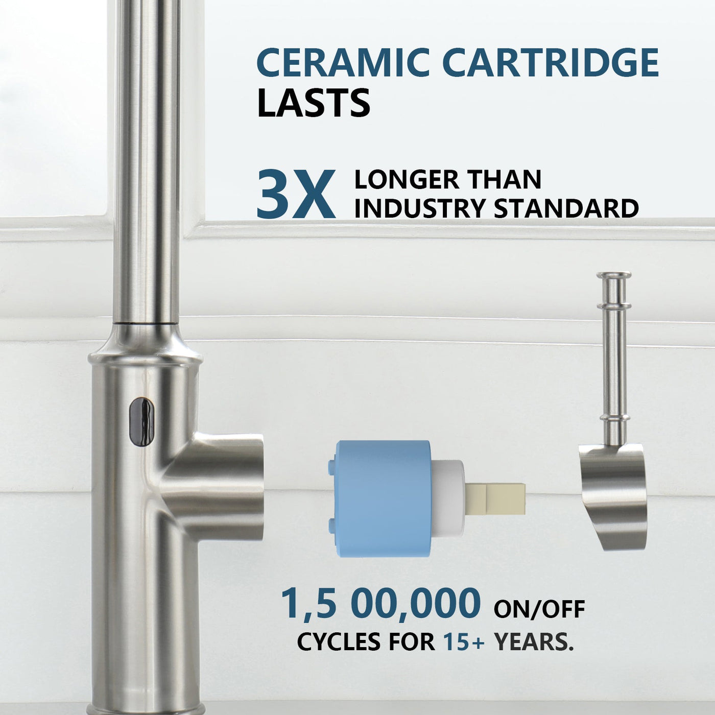 Metora Touchless Sensor & Pull-Down Kitchen Faucet - KF2210