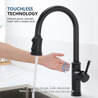 Metora Touchless Sensor & Pull-Down Kitchen Faucet - KF2210