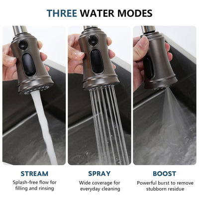 Metora Touchless Sensor & Pull-Down Kitchen Faucet - KF2210