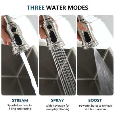 Metora Touchless Sensor & Pull-Down Kitchen Faucet - KF2210