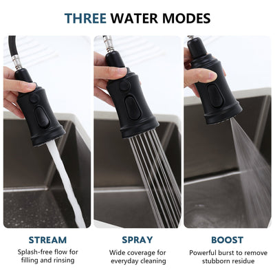 Metora Touchless Sensor & Pull-Down Kitchen Faucet - KF2210