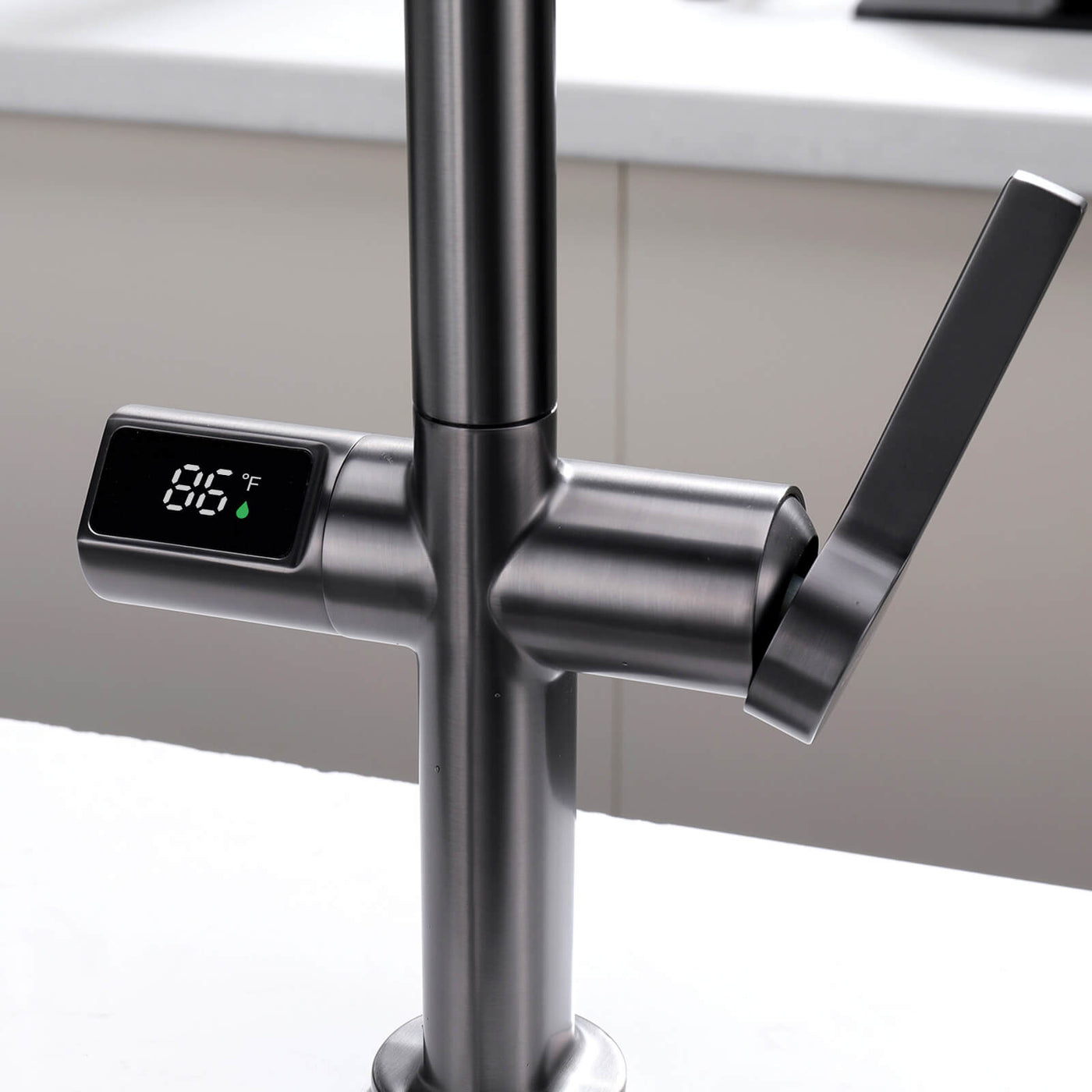 Metora Touchless Sensor & Pull-Down Kitchen Faucet with Temperature Display-KF2206