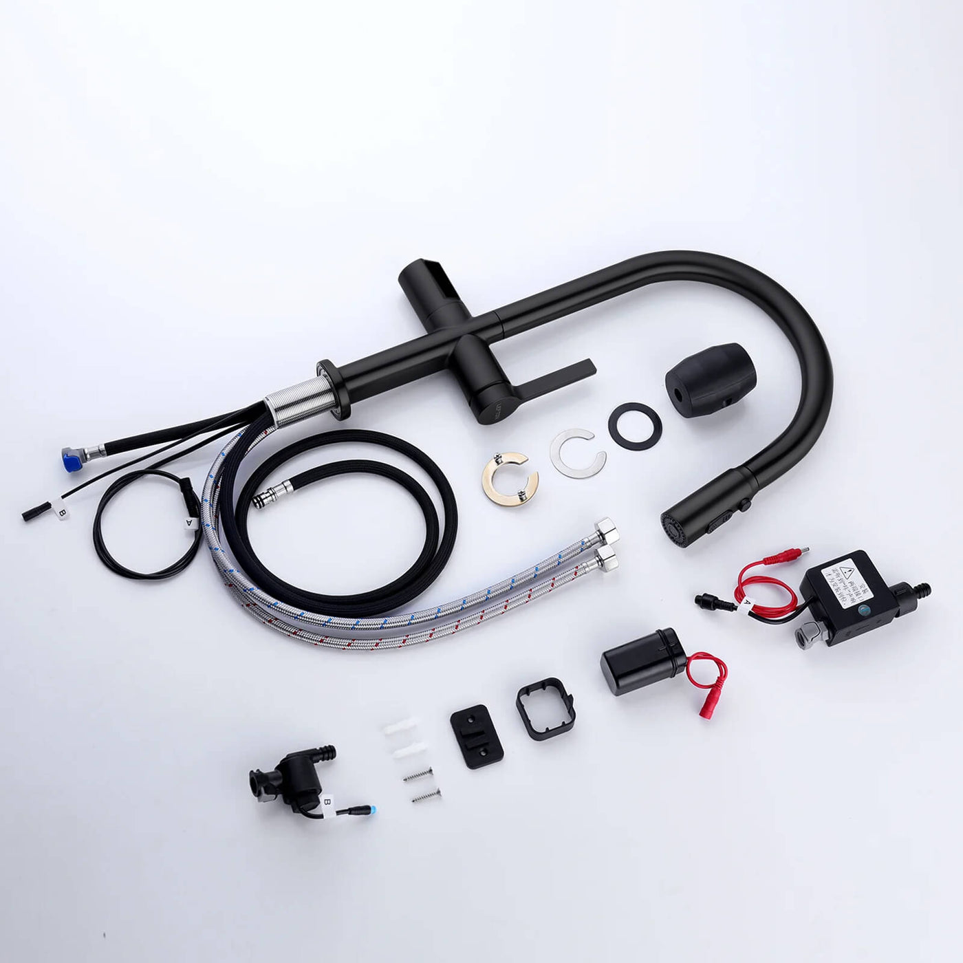 Metora Touchless Sensor & Pull-Down Kitchen Faucet with Temperature Display-KF2206