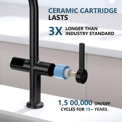 Metora Touchless Sensor & Pull-Down Kitchen Faucet with Temperature Display-KF2206