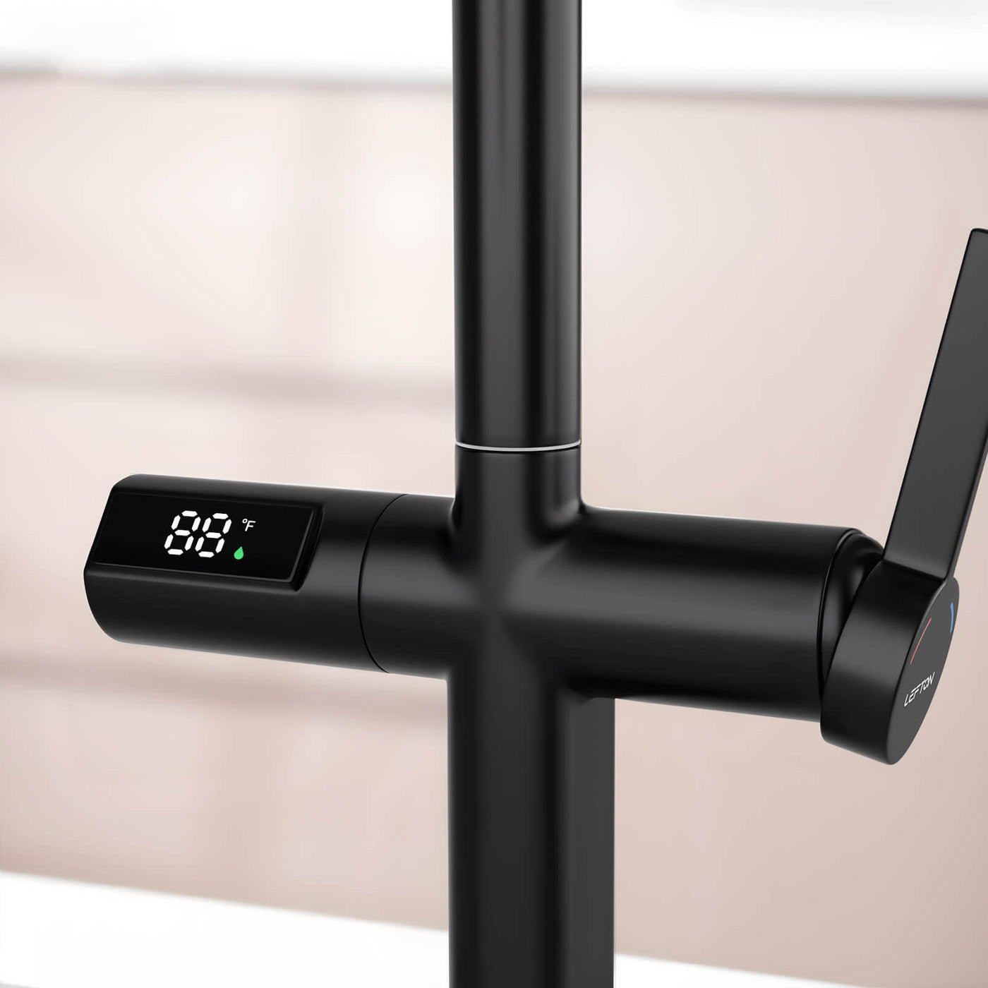 Metora Touchless Sensor & Pull-Down Kitchen Faucet with Temperature Display-KF2206