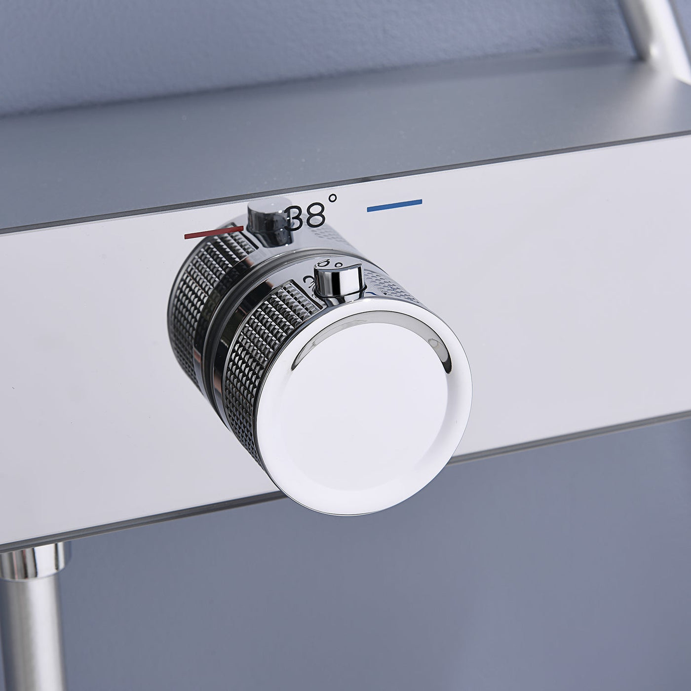 Metora Thermostatic Shower System with Rainfall Showerhead & Digital Temperature Display-RSS2301