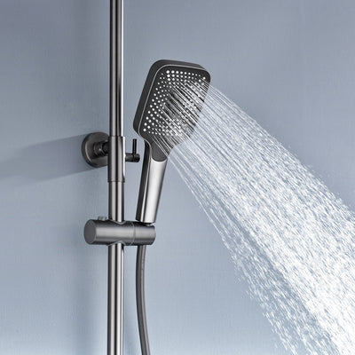 Metora Thermostatic Shower System with Temperature Display and 4 Water Outlet Modes-SST2203