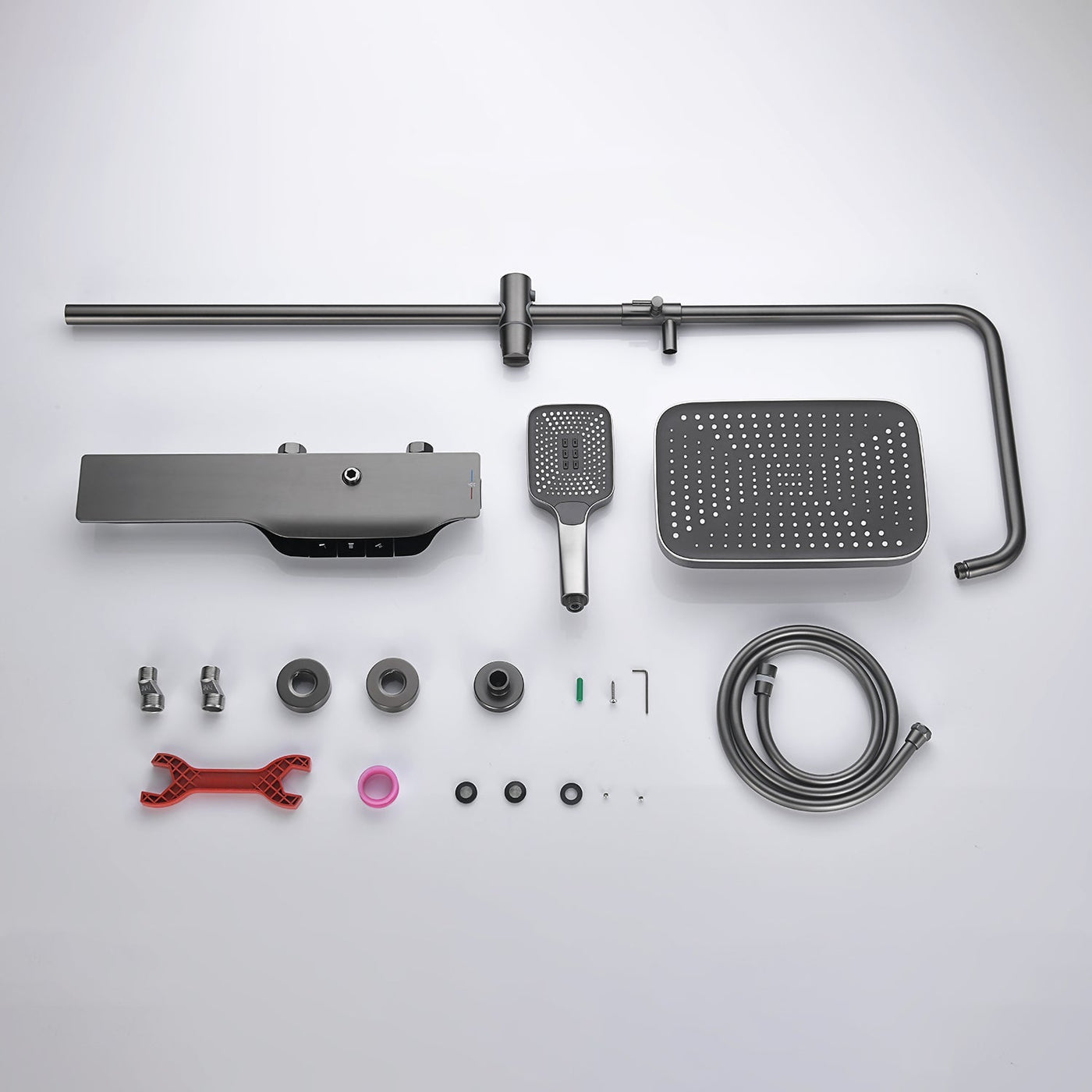 Metora Thermostatic Shower System with Temperature Display & LED Light-SST2207