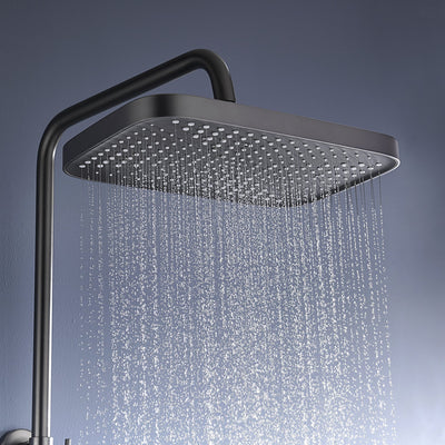 Metora Thermostatic Shower System with Temperature Display & LED Light-SST2207