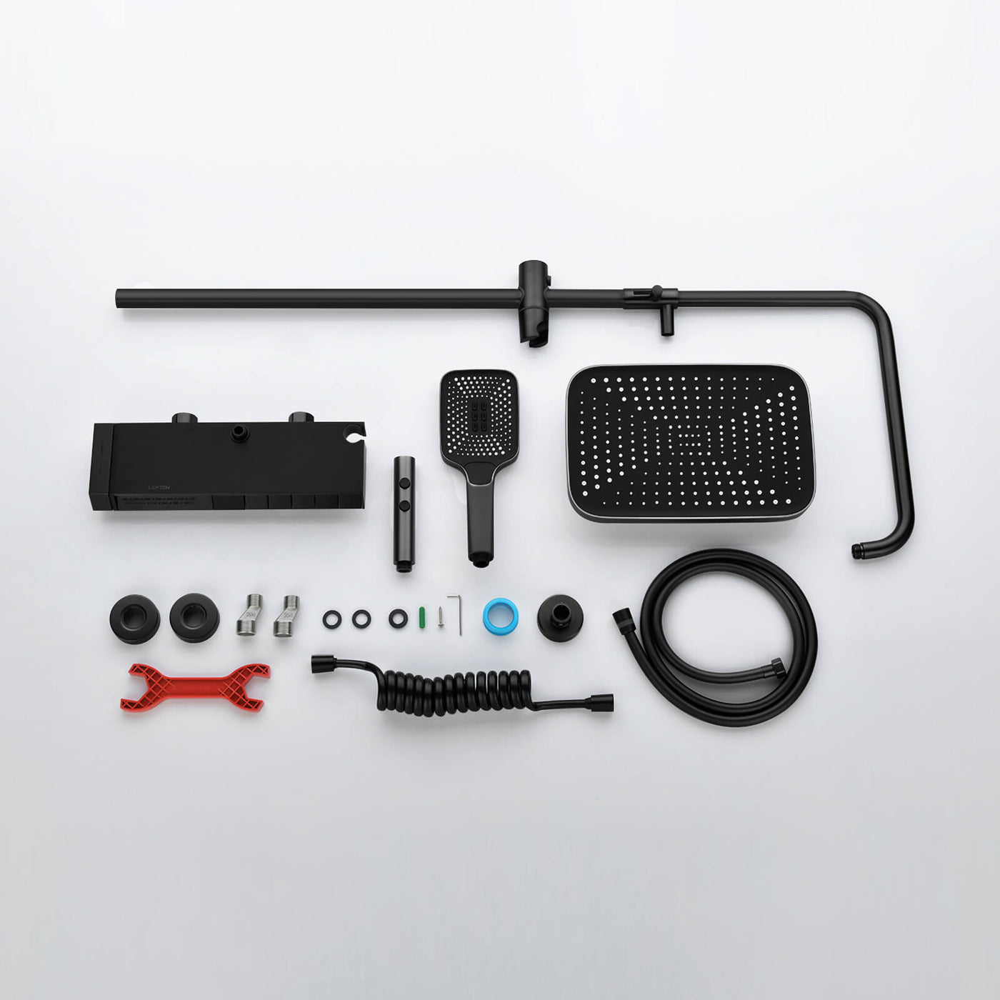 Metora Thermostatic Shower System with 5 Water Modes and Temperature Display Screen-SST2206