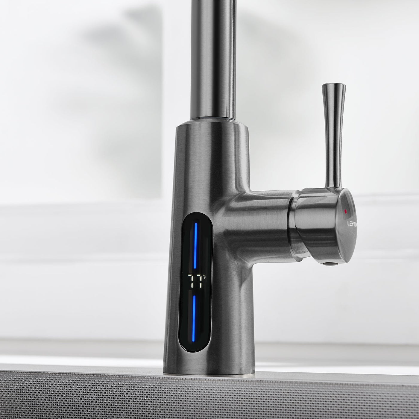 Metora 33"x 22" Stainless Steel Farmhouse Kitchen Sink-FS2501 with Modern Pull-Down Kitchen Faucet-KF2501